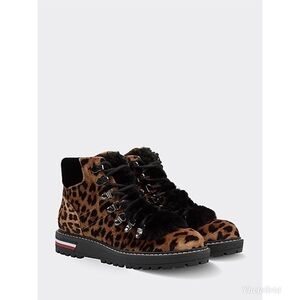 Tommy Hilfiger Icee Leopard Print Faux Fur Bootie 7.5